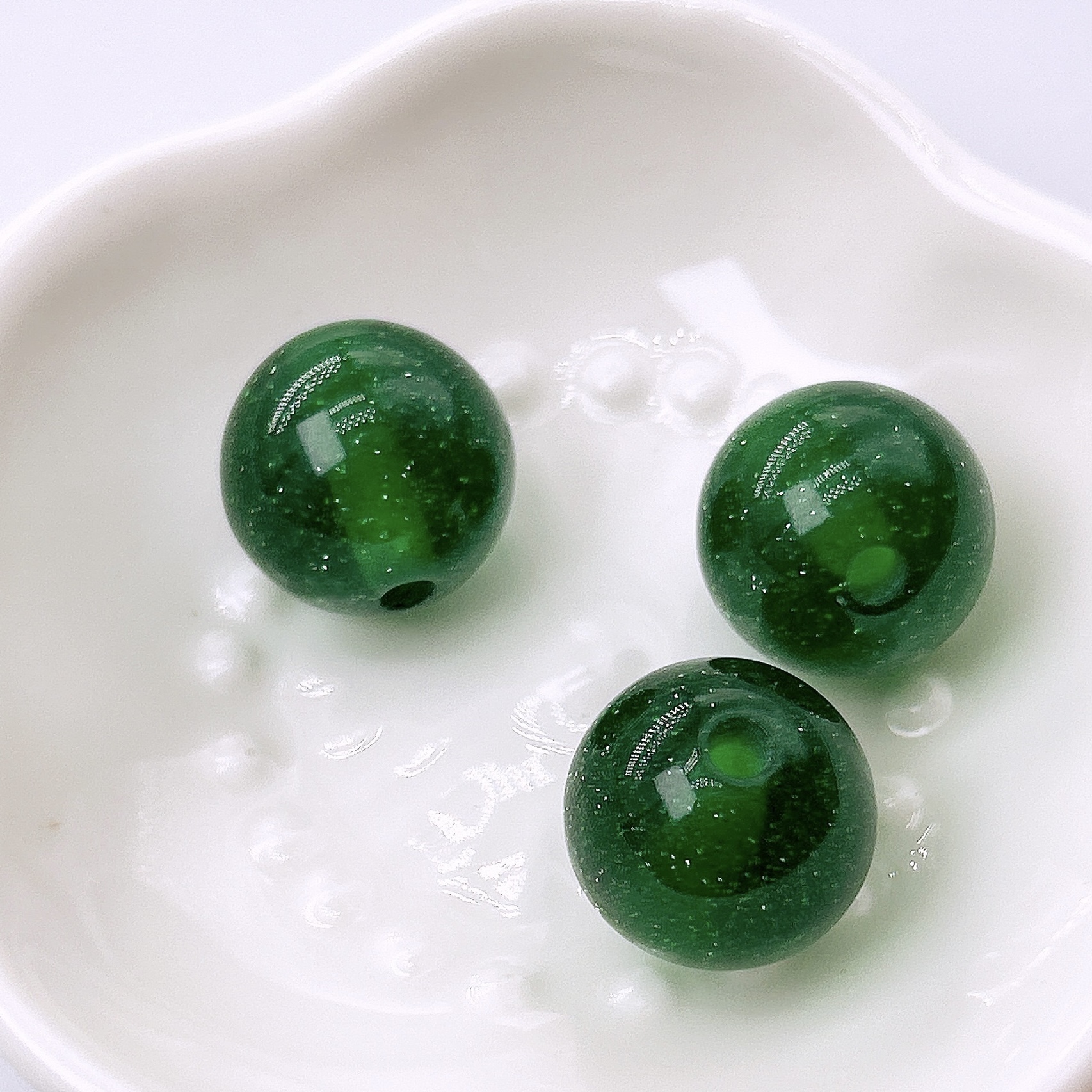 Starry Glitter Resin Beads