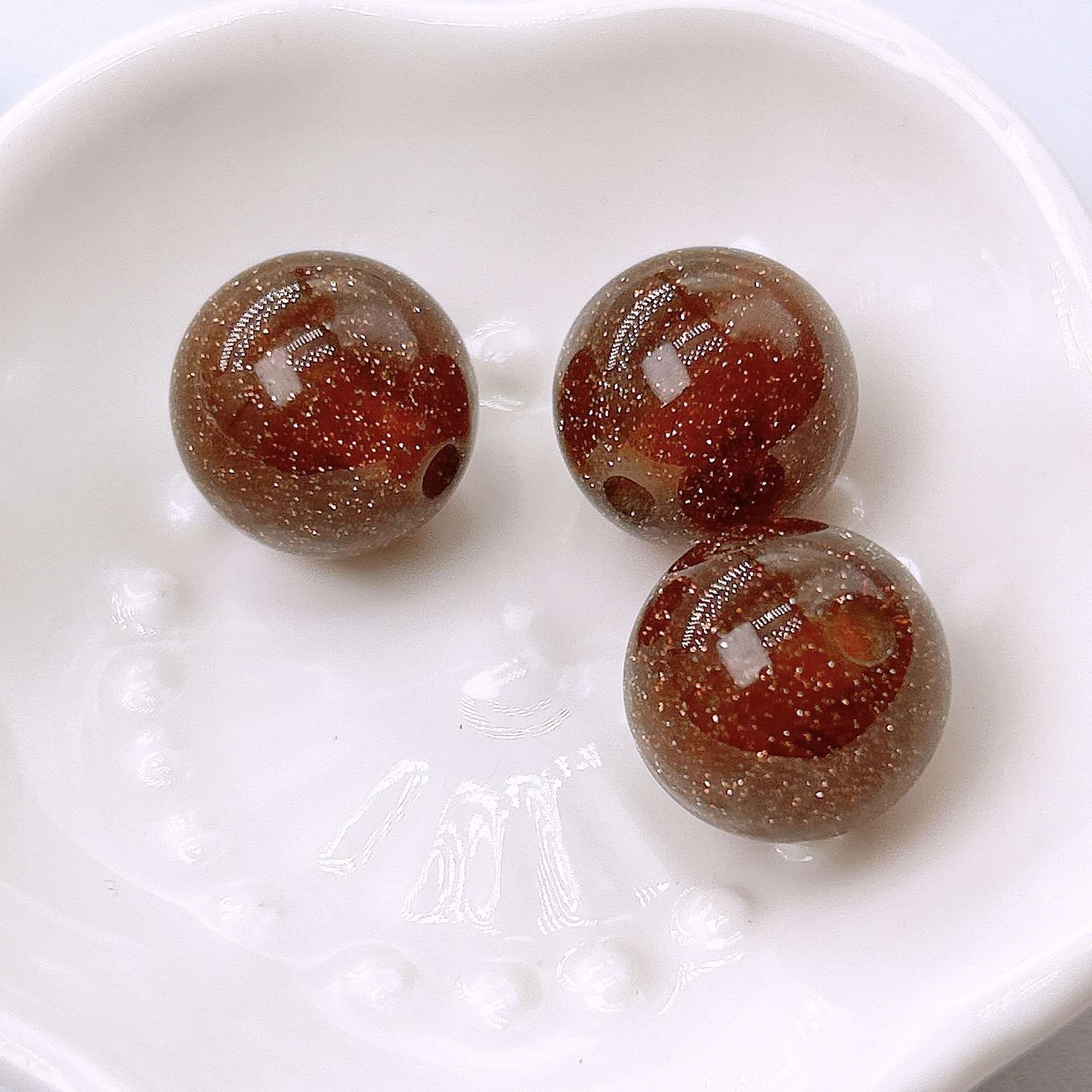 Starry Glitter Resin Beads