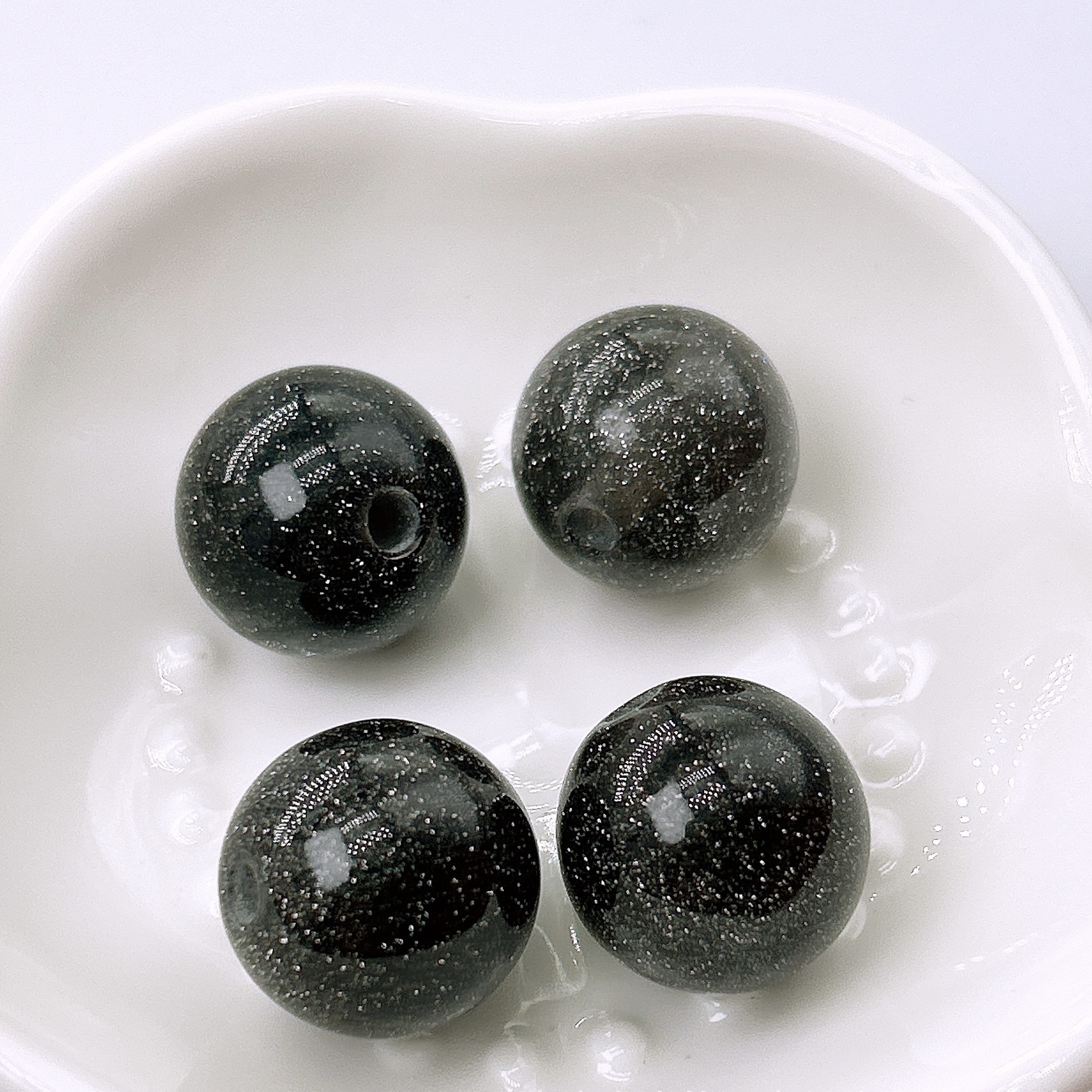 Starry Glitter Resin Beads