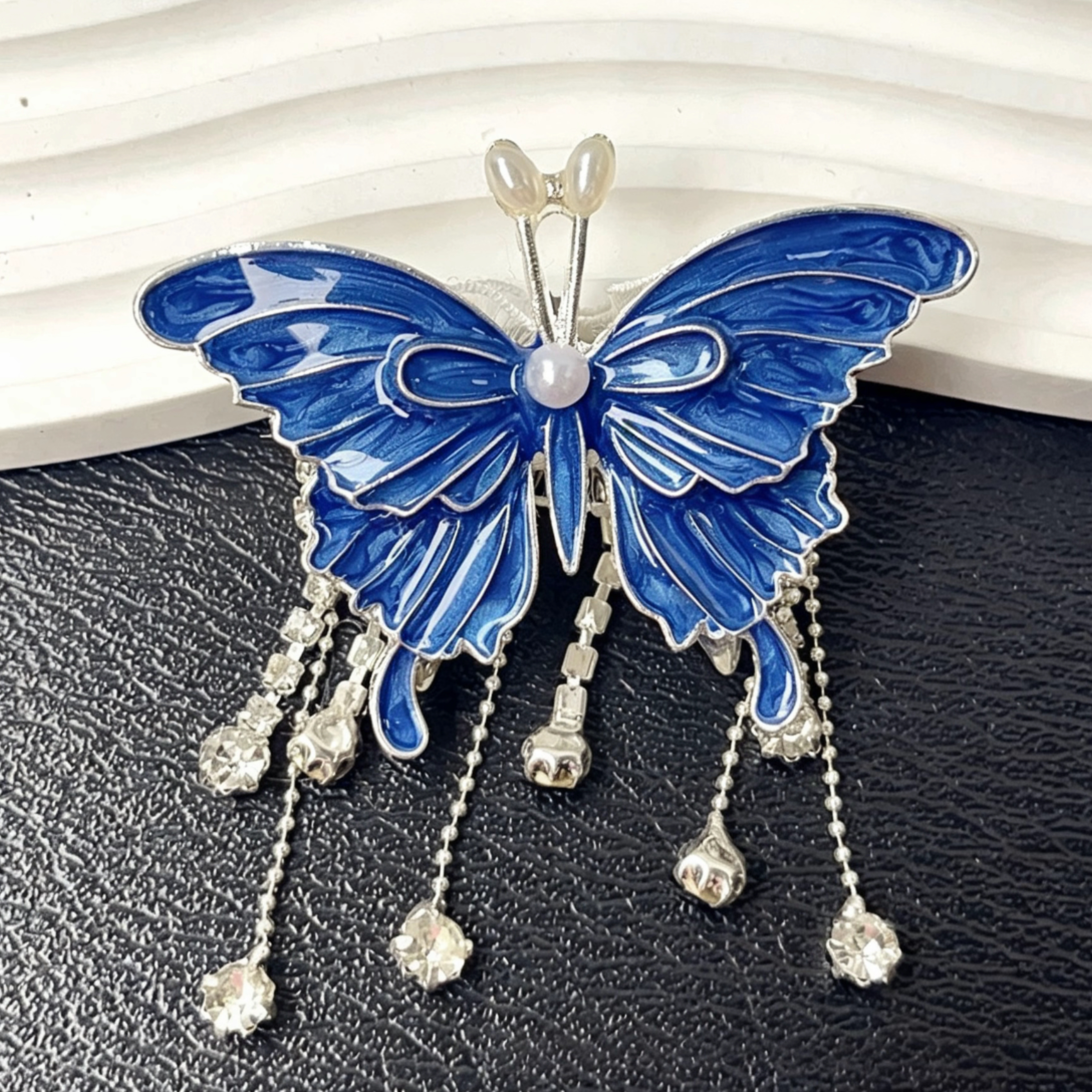 3D Butterfly Tassel Beads
