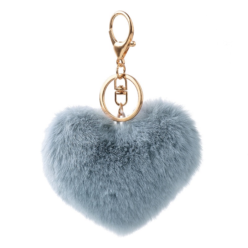 Heart Plush Keychain