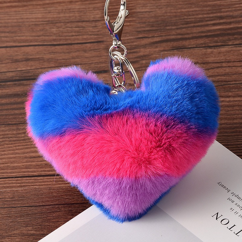 Heart Plush Keychain