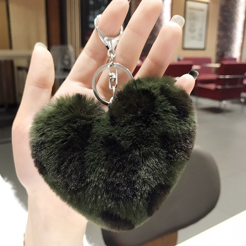 Heart Plush Keychain