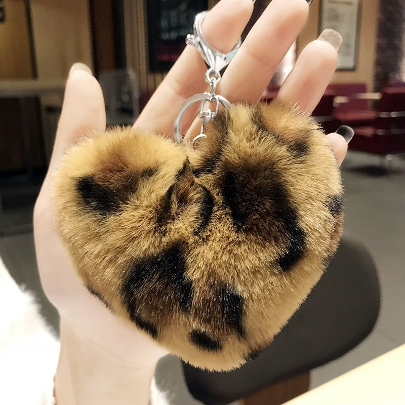 Heart Plush Keychain