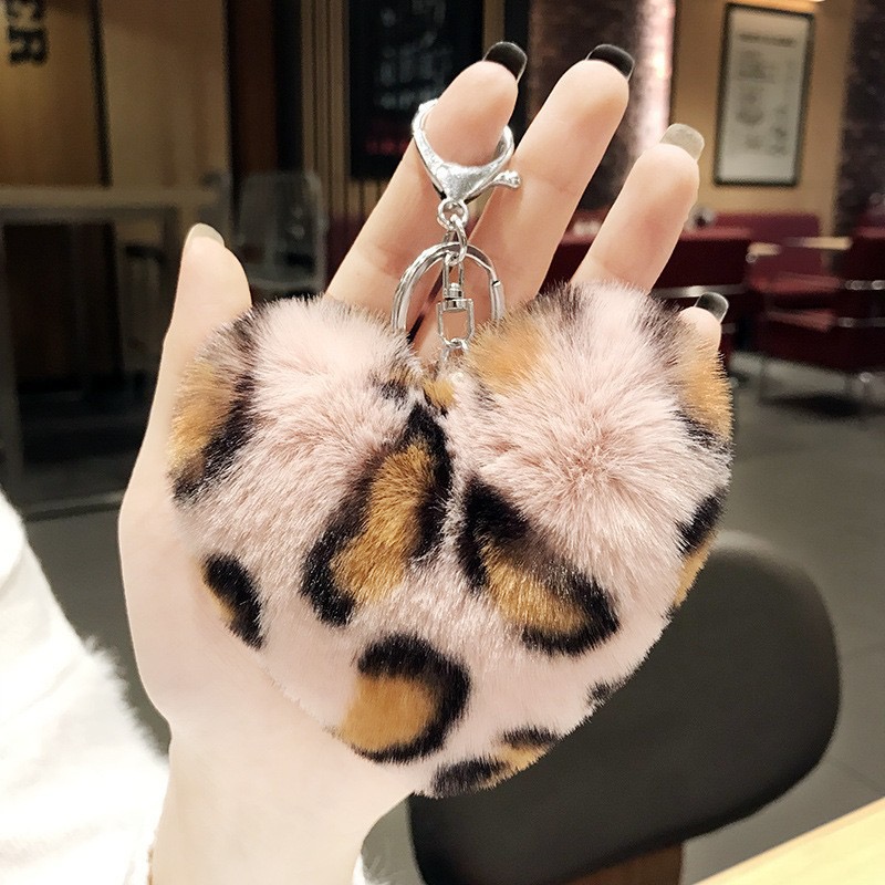 Heart Plush Keychain