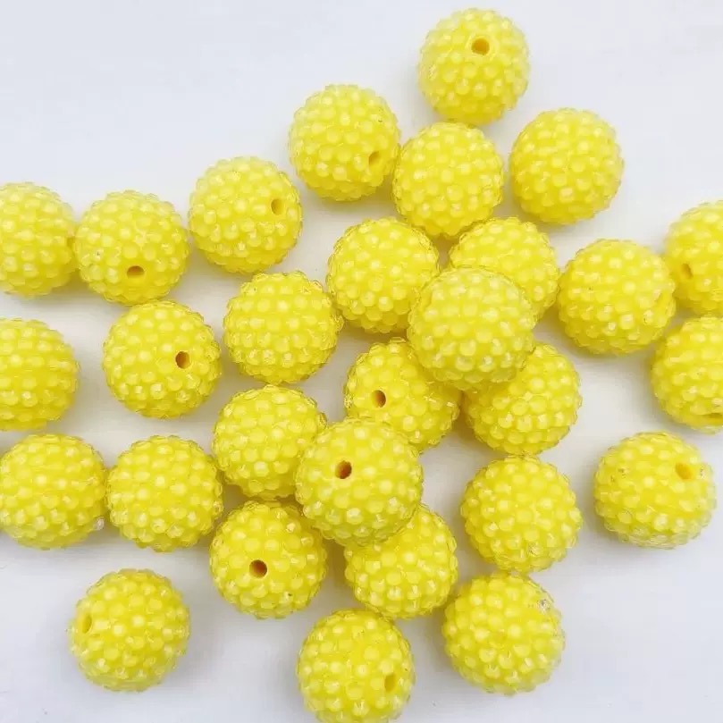  10mm Resin Rhinestone Beads