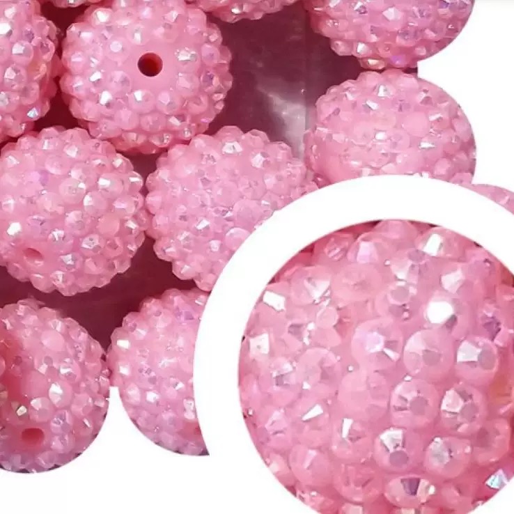  10mm Resin Rhinestone Beads