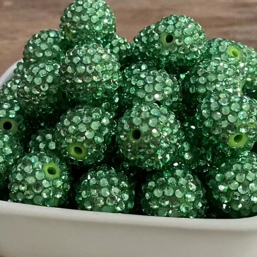  10mm Resin Rhinestone Beads