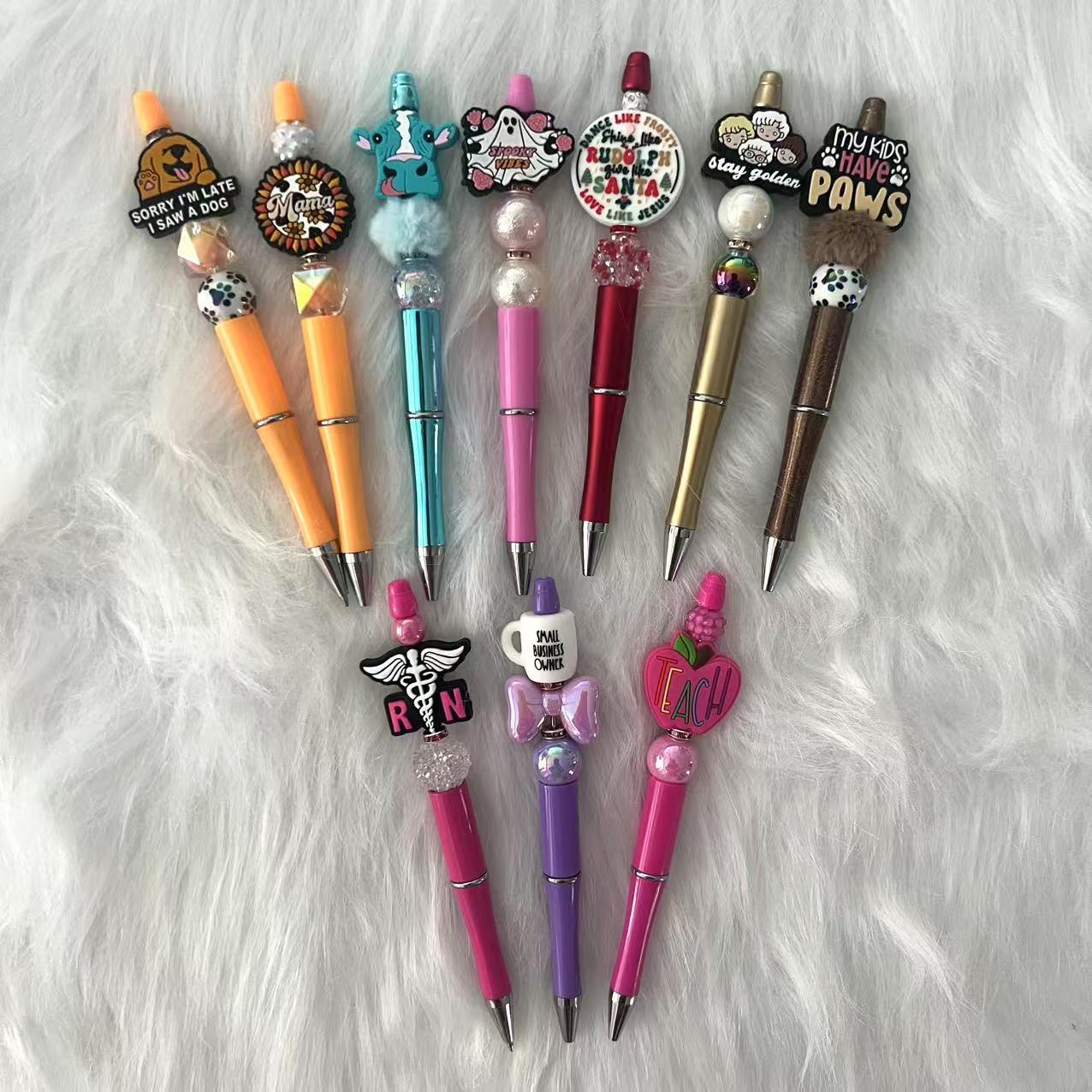 CuteBela Crafts Beaded Focal Pen (Over 1000 styles)