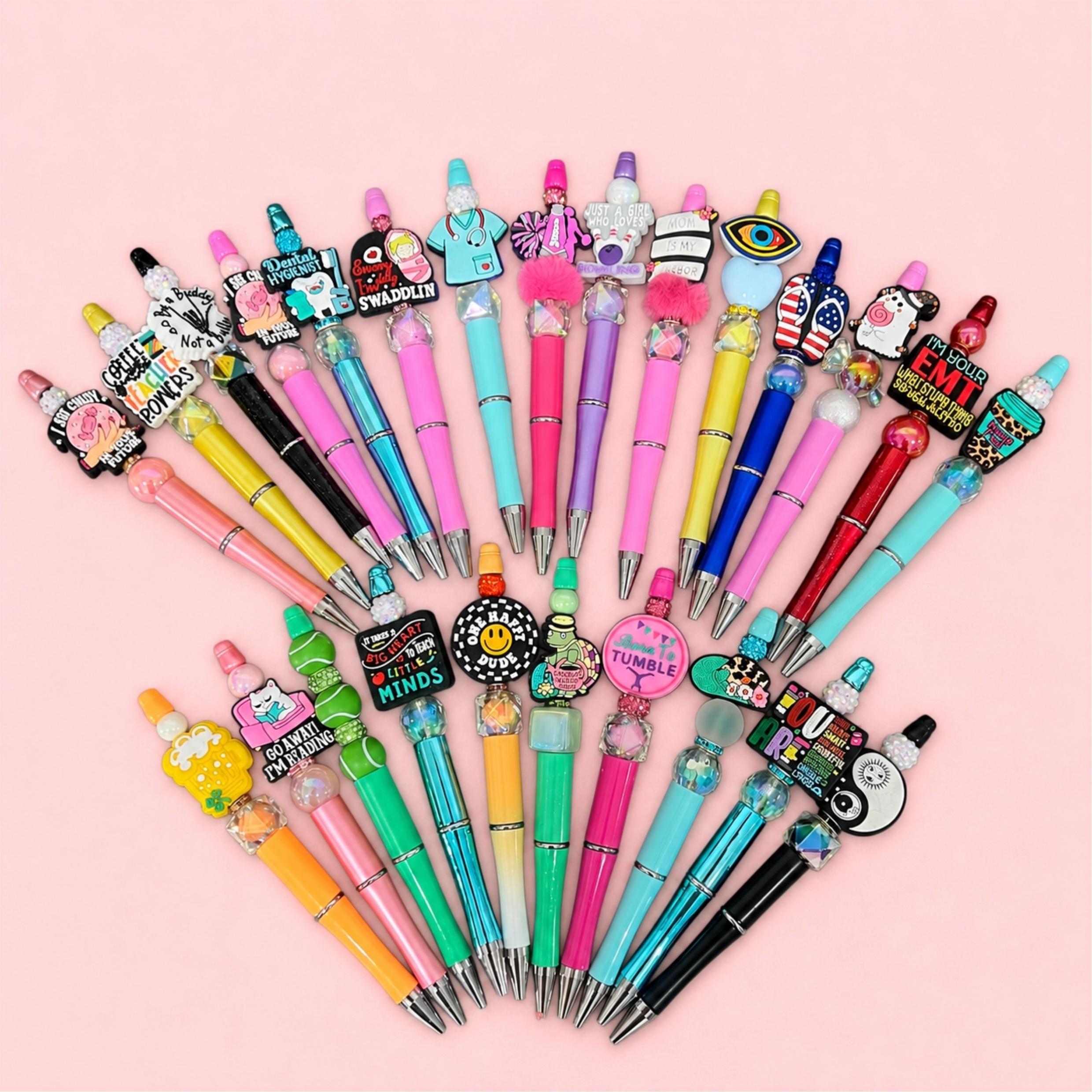 CuteBela Crafts Beaded Focal Pen (Over 1000 styles)