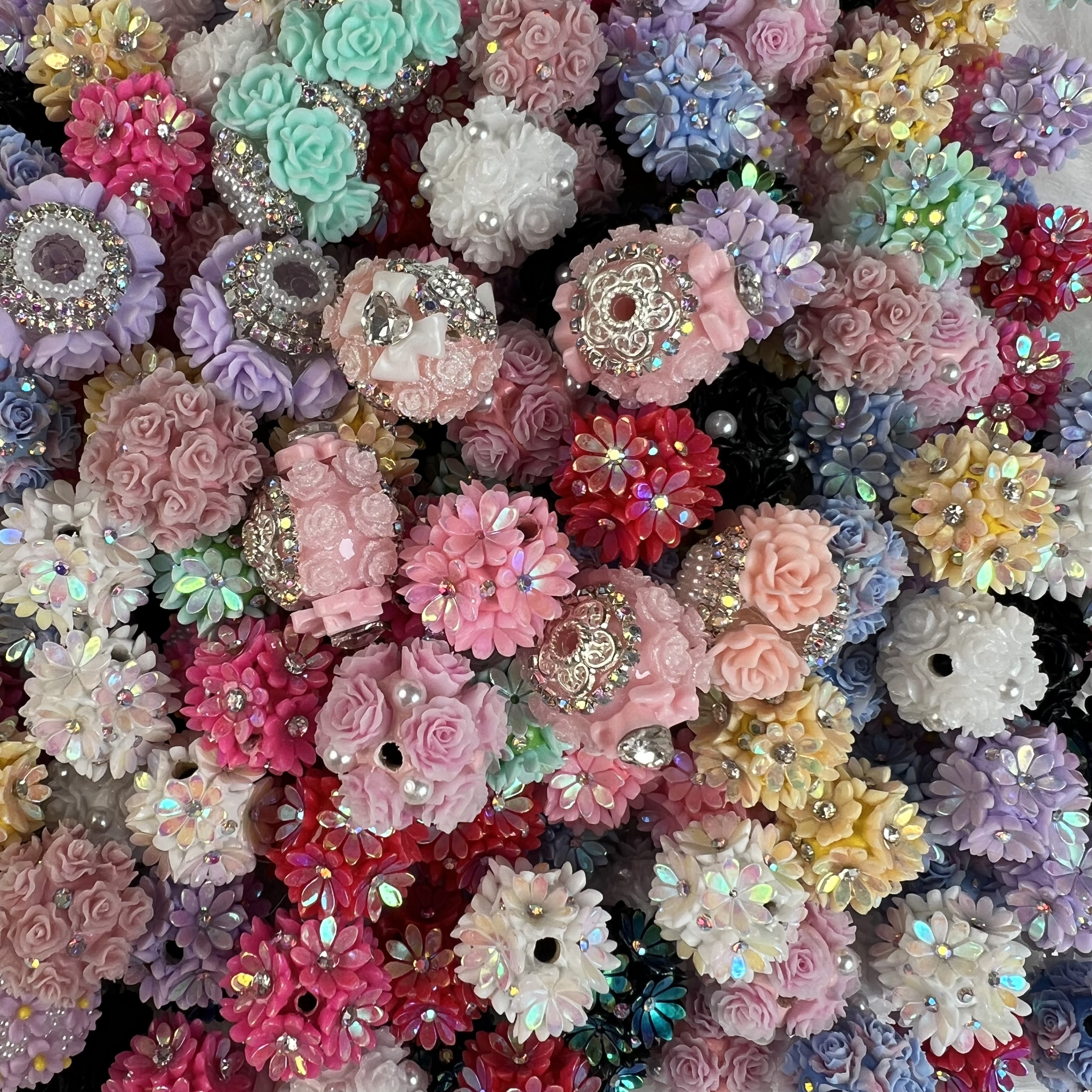 【Bead】Garden Flower Mix