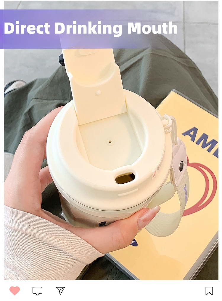 480ml/17oz Stainless Steel Insulated Water Bottle