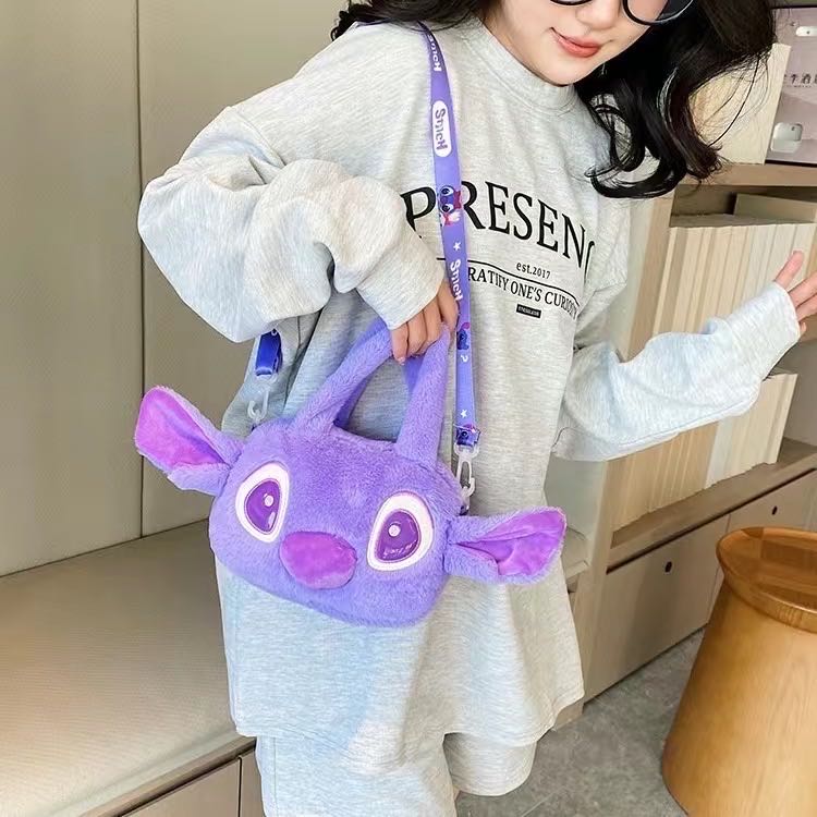 Cartoon Plush Handbag and Shoulder Bag
