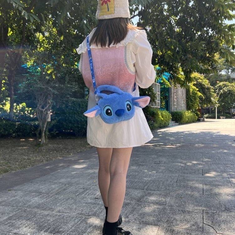 Cartoon Plush Handbag and Shoulder Bag