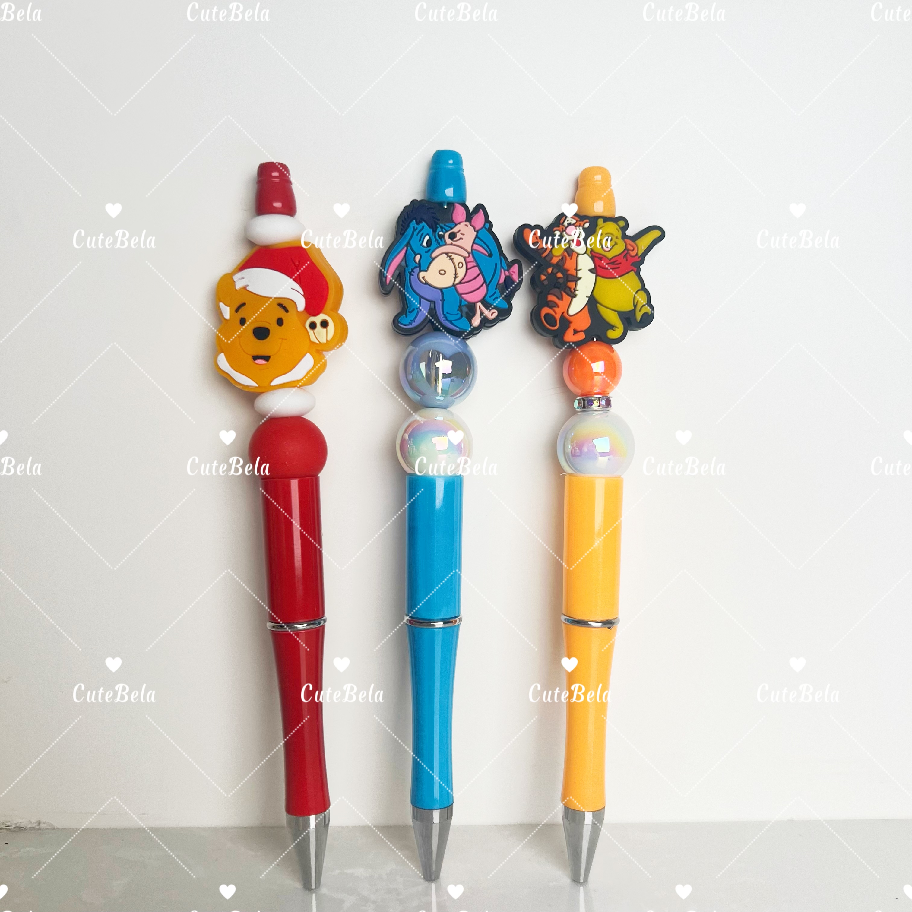 Premade Beaded Pen-Winnie Bear