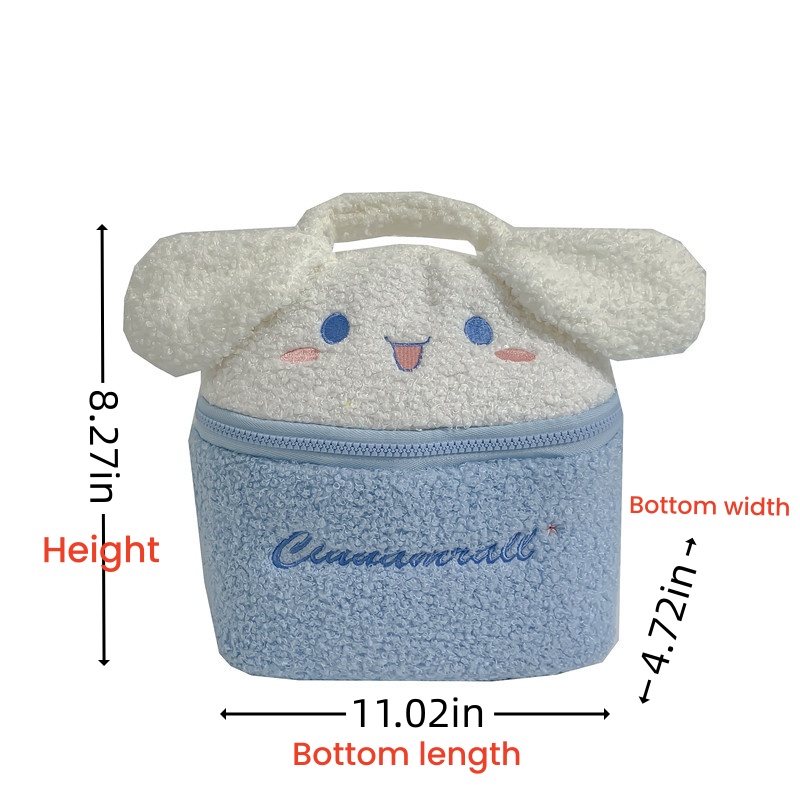 Cute Kuromi Melody Hello Kitty Portable Cosmetic Bag