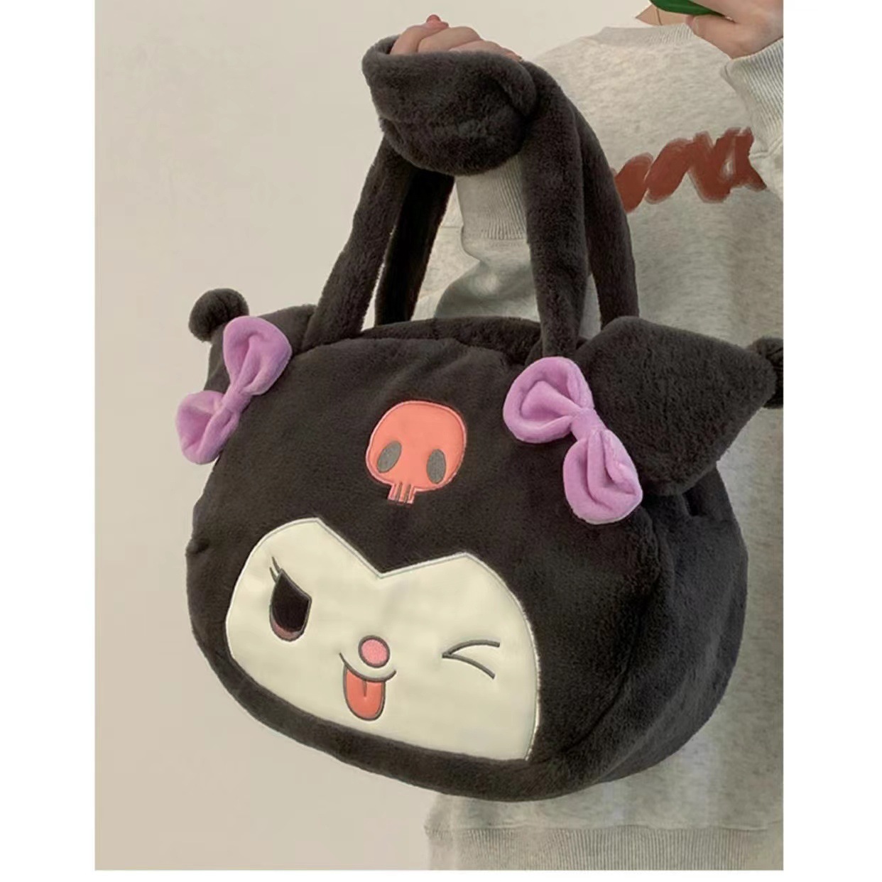 Cute Kuromi Tote Bag, Shoulder Bag