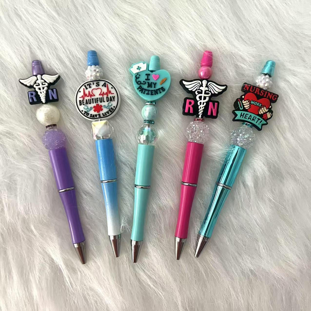 CuteBela Crafts Beaded Focal Pen (Over 1000 styles)