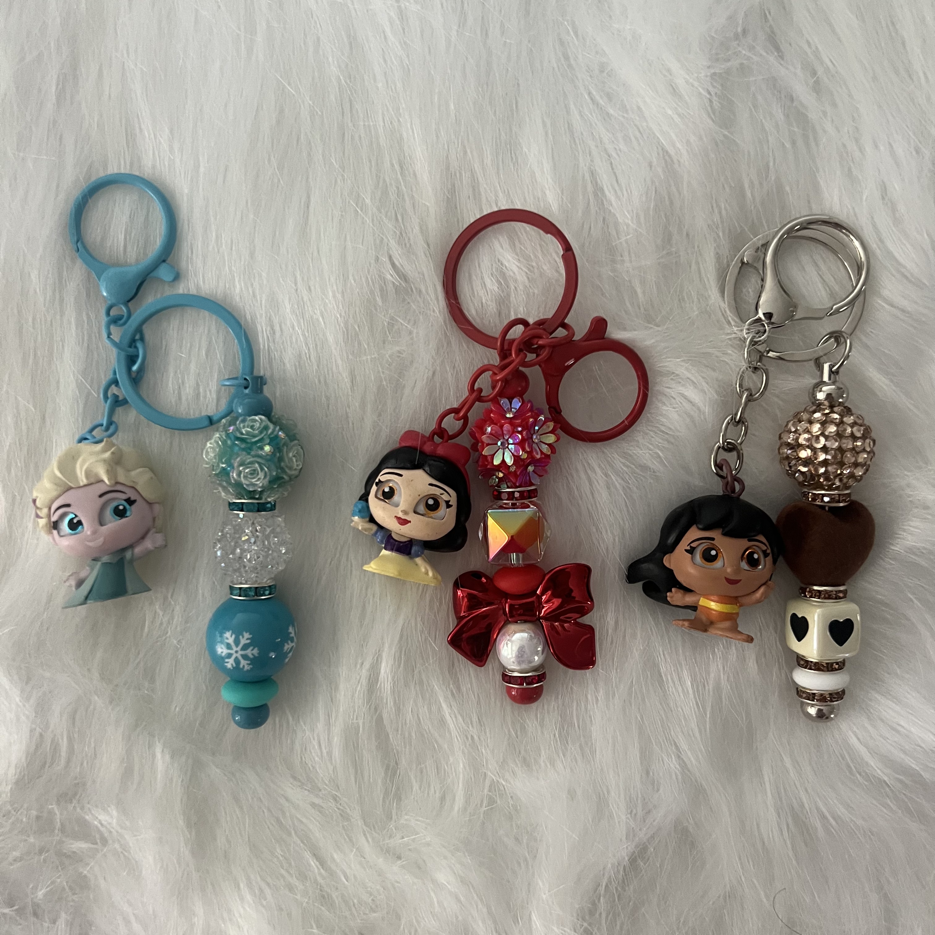 Premade Focal Keychains, Doorable Keychains, Character Keychains