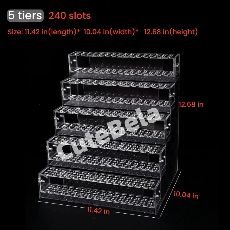288 Slot Acrylics Pen Holder, Pen Display Stand 