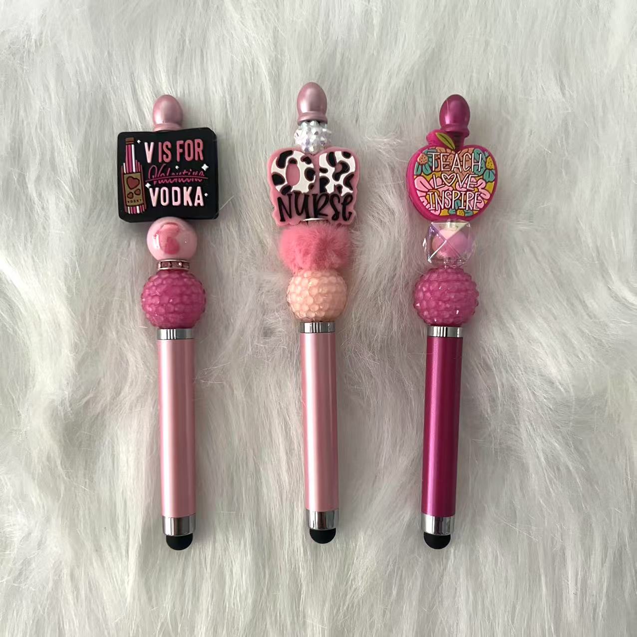 Premade Beaded Pens, Doorable Pens, Stylus Pens