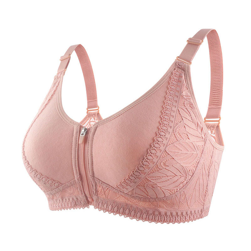 Last day 80% OFF - Wireless Zip Front Full Coverage Bra
