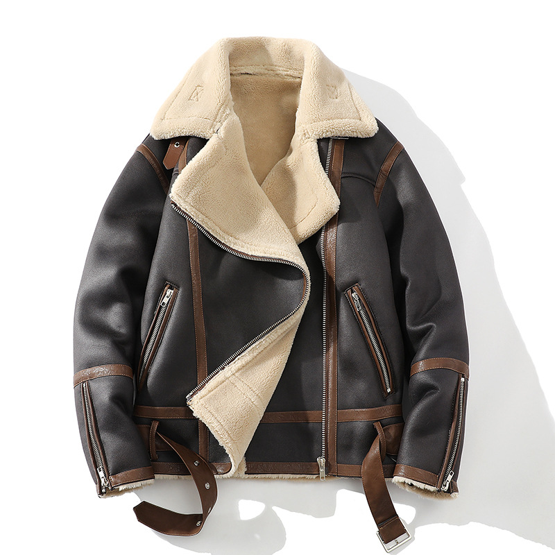 The Flying Tigers Men's Sheepskin Bomber Jacket Luc. 108