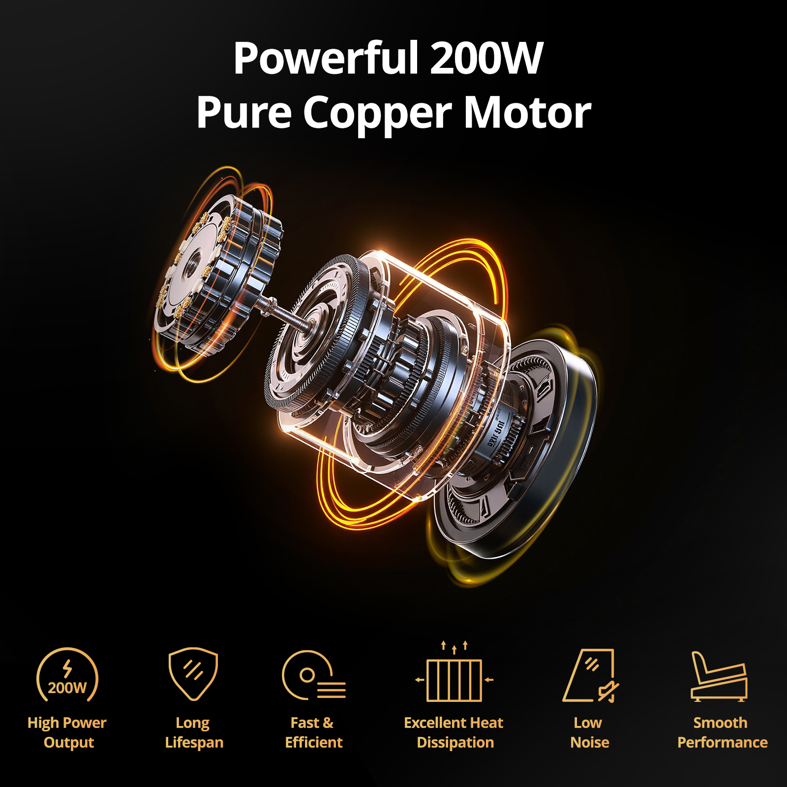 Powerful Deli Meat Slicer, 200W Electric Food Slicer with 3 Types of 7.5" Stainless Steel Blades, Adjustable Thickness 0-15mm, Meat Cheese Bread Vegetable Cutter for Home Use