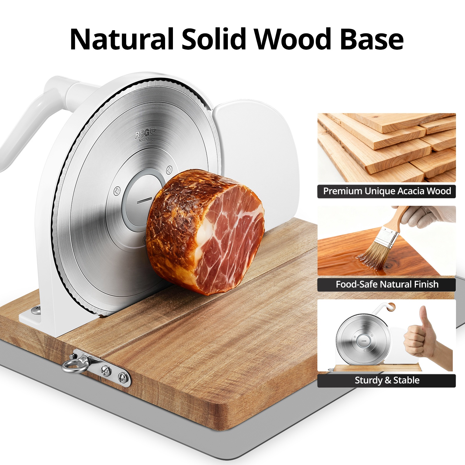 Cogace Master Manual Food Slicer with RSG 6.7'' Blade