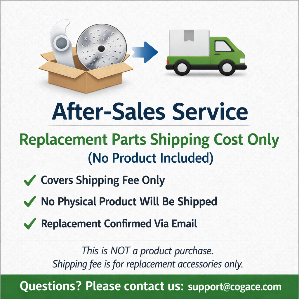 After-Sales Service – Replacement Parts Shipping Cost Only (No Product Included)