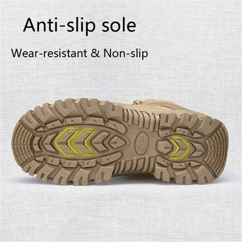 Men’s Waterproof Hiking Boot Anti-Impact Work Combat Boots