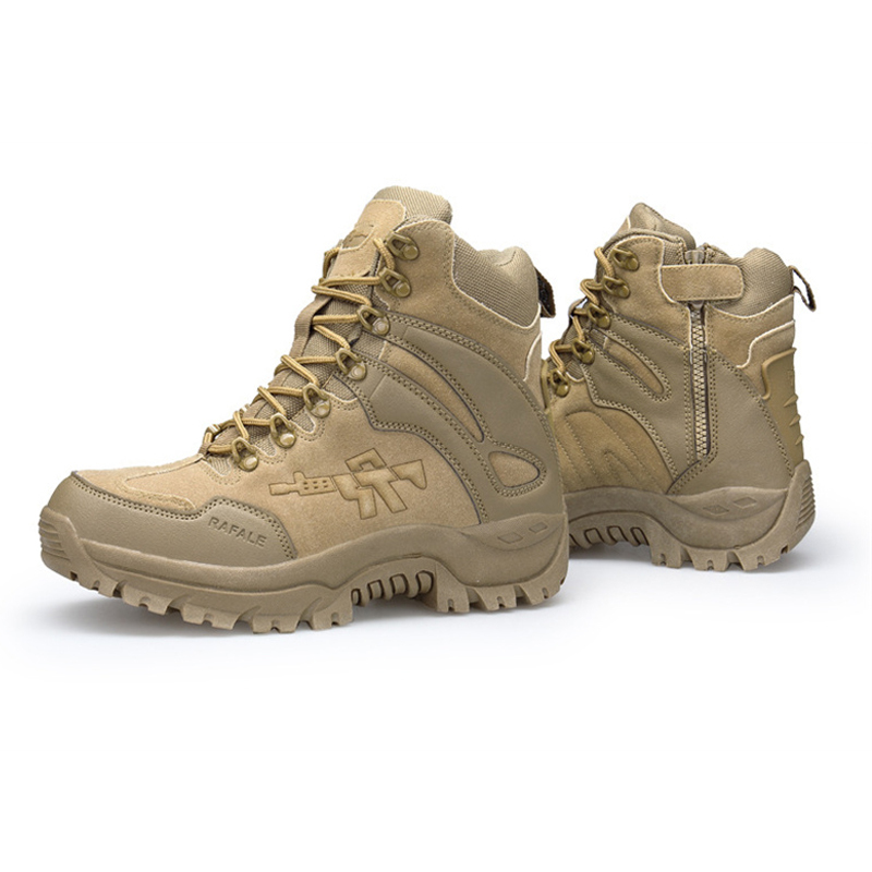 Men’s Waterproof Hiking Boot Anti-Impact Work Combat Boots