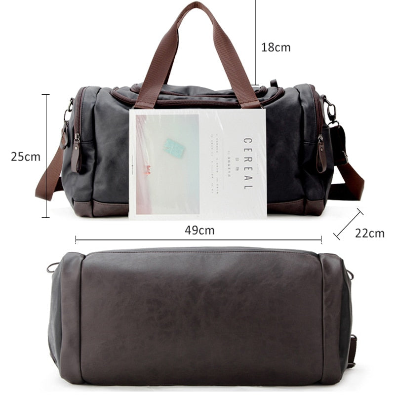  Outwear Travel Leather Bag