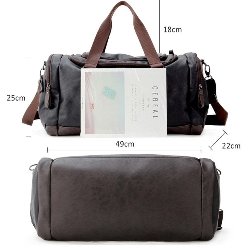  Outwear Travel Leather Bag