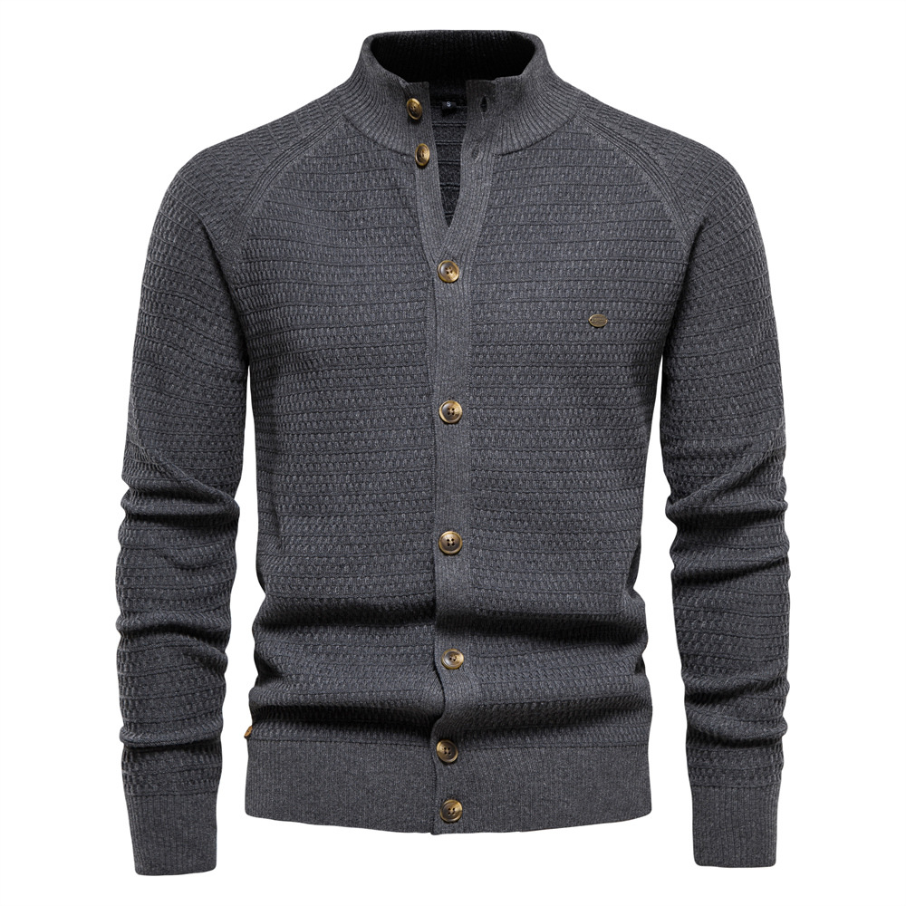 Men's Business Cotton Sweater Knit Cardigan