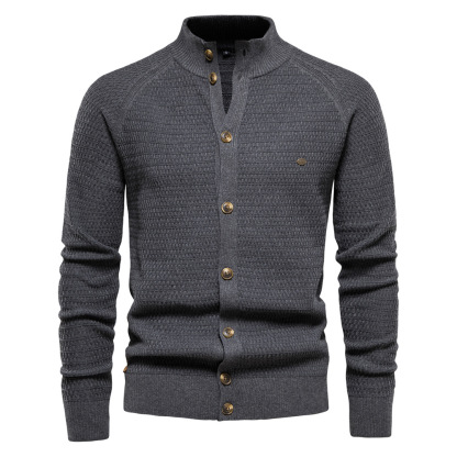 Men's Business Cotton Sweater Knit Cardigan