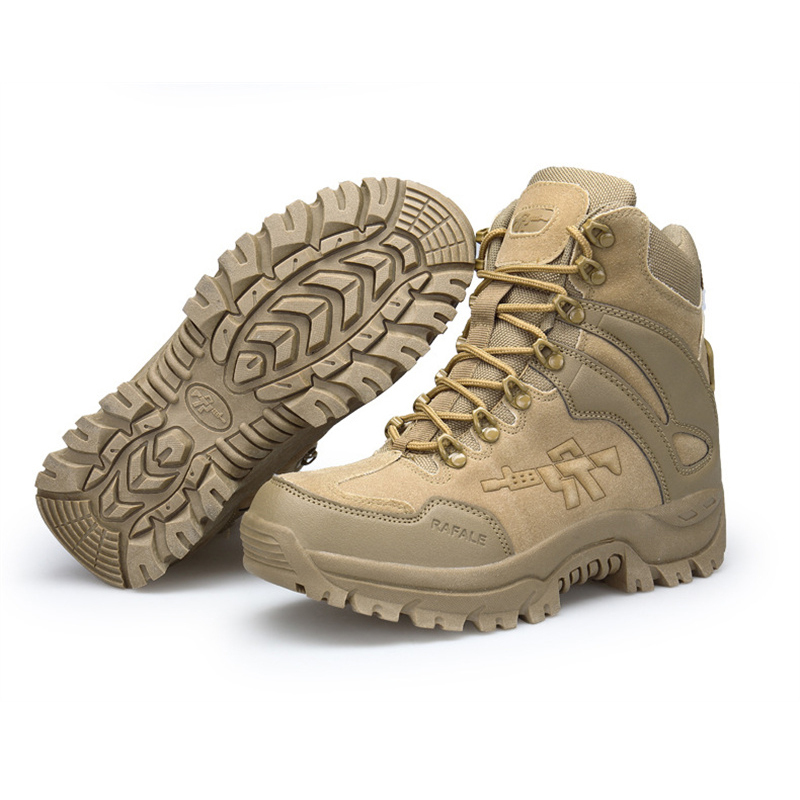 Men’s Waterproof Hiking Boot Anti-Impact Work Combat Boots
