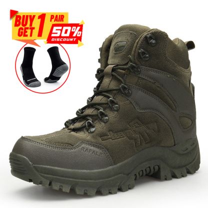 Men’s Waterproof Hiking Boot Anti-Impact Work Combat Boots