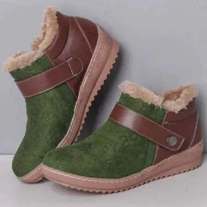 Round Head Wool Non-slip Snow Boots
