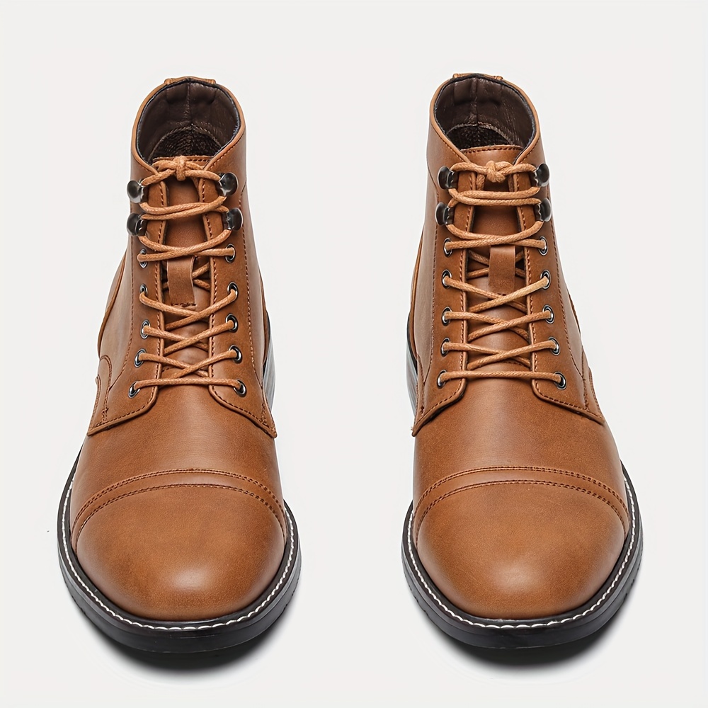 Men's Trendy Vintage Cap-toe Boots