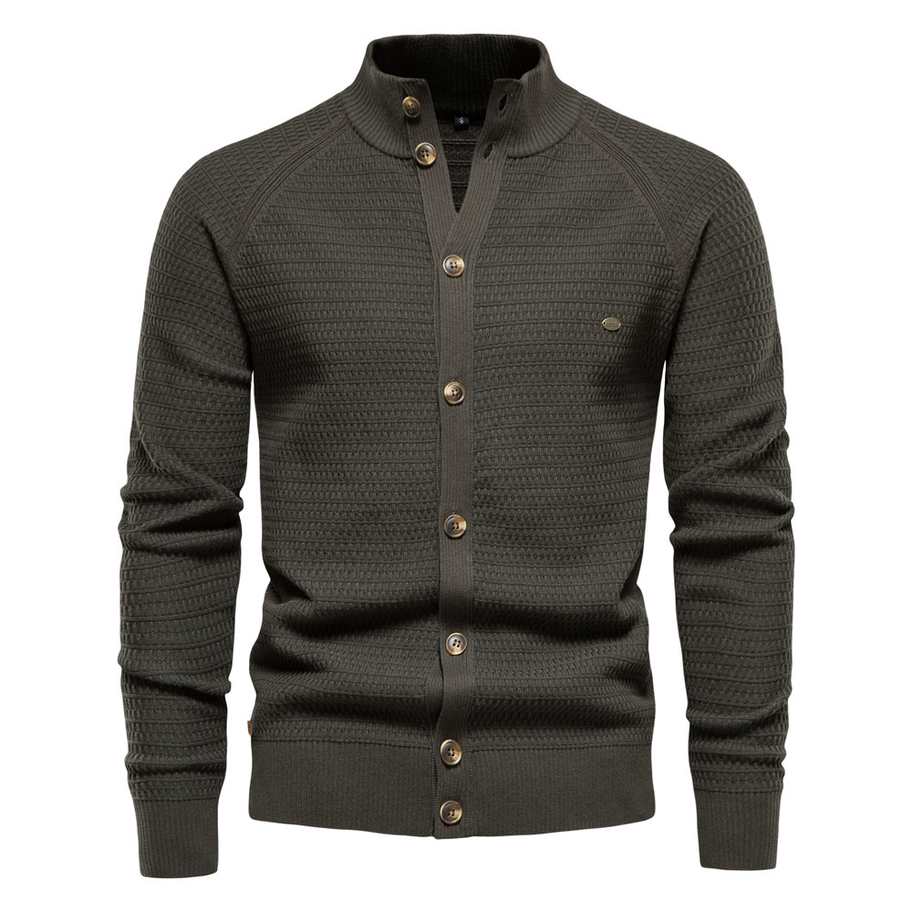 Men's Business Cotton Sweater Knit Cardigan