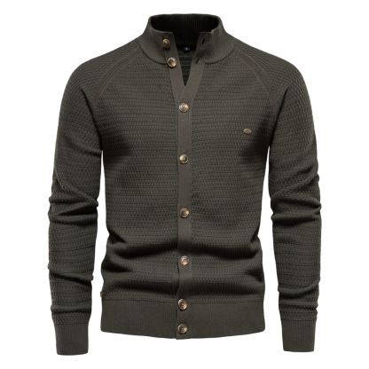 Men's Business Cotton Sweater Knit Cardigan