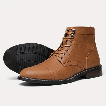Men's Trendy Vintage Cap-toe Boots