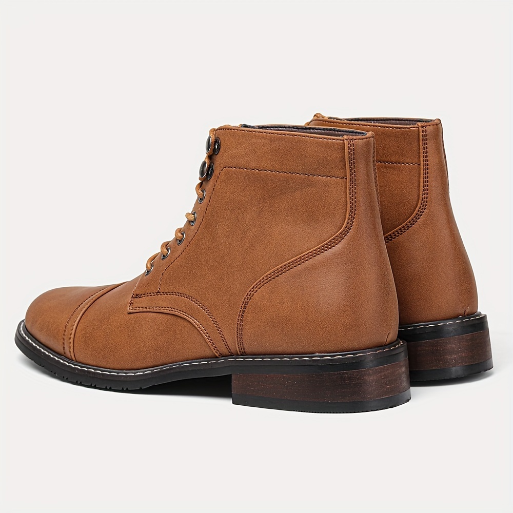 Men's Trendy Vintage Cap-toe Boots