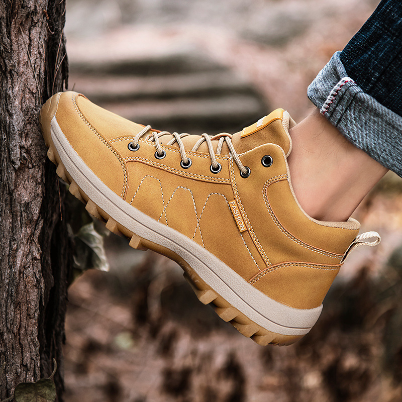 Men Outdoor Arch-support Comfy Lightweight Walking Shoes