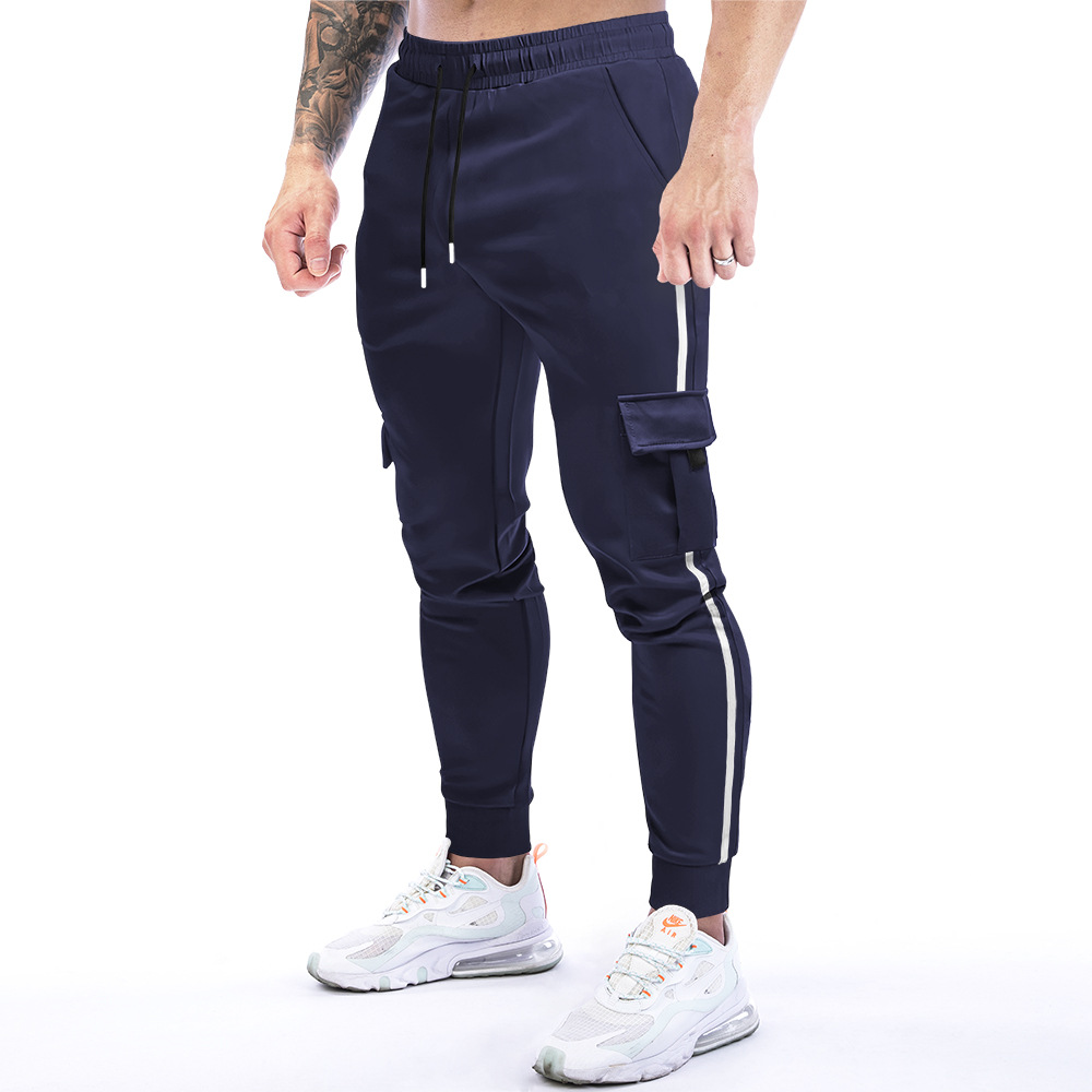 Side Stripe Double Pocket Track Pants