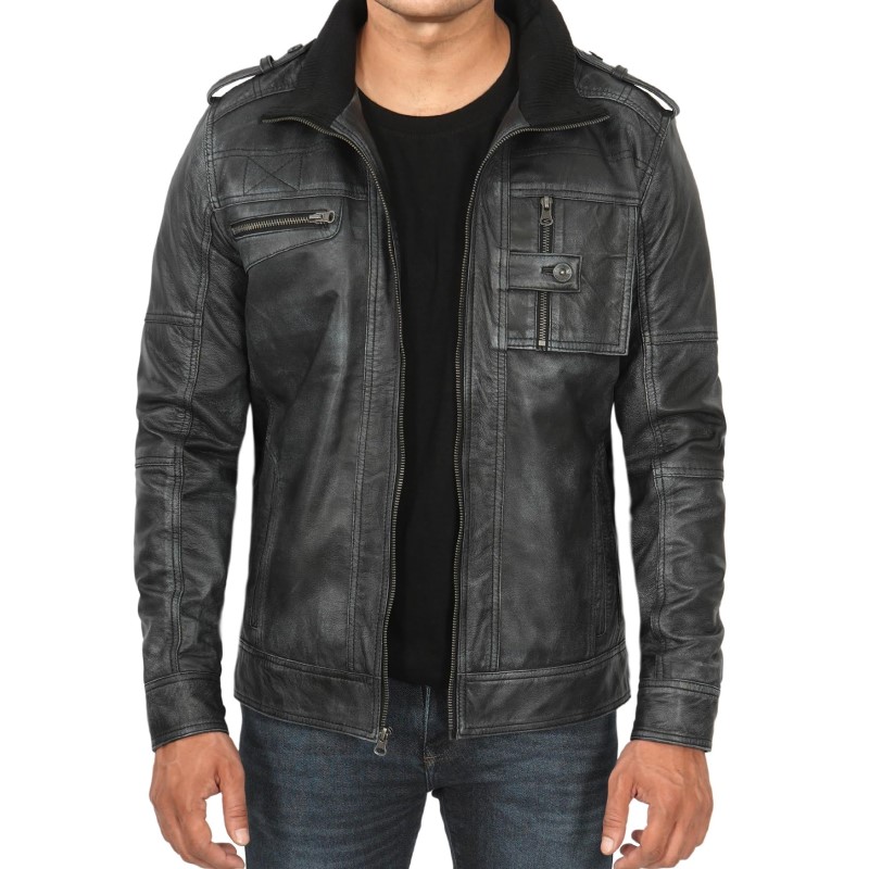 Pave Hawk Leather Jacket