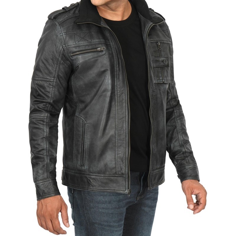 Pave Hawk Leather Jacket