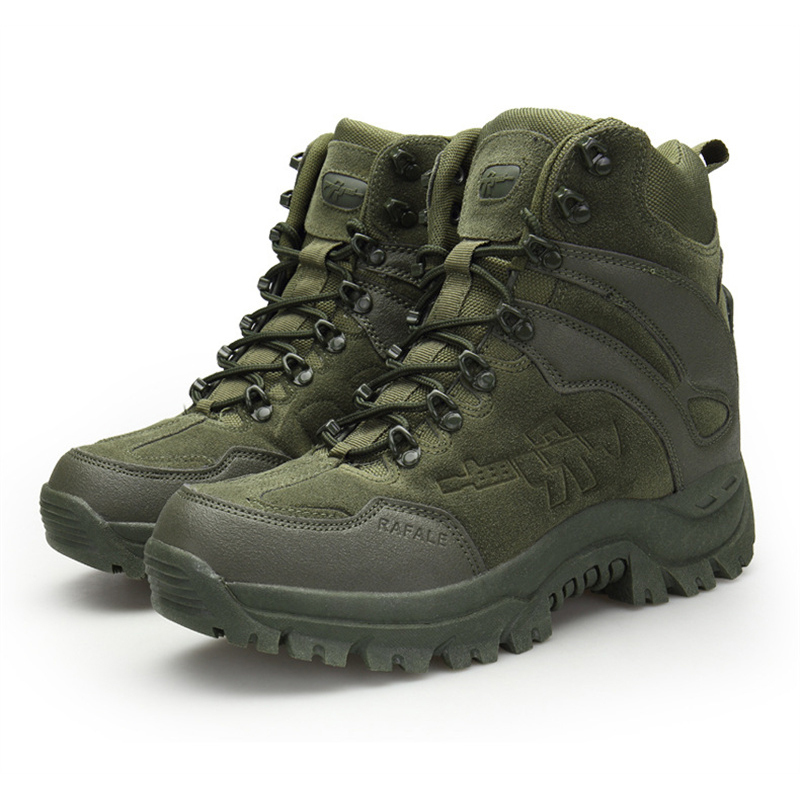 Men’s Waterproof Hiking Boot Anti-Impact Work Combat Boots
