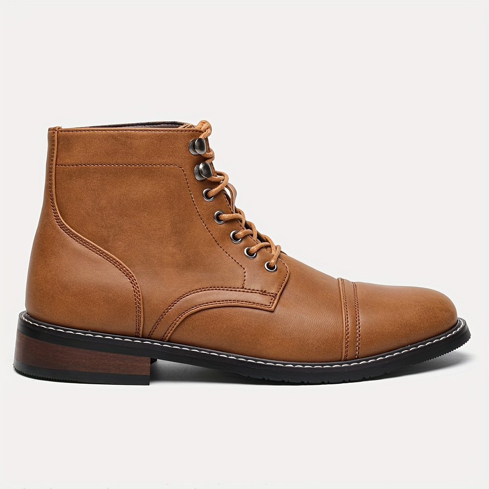 Men's Trendy Vintage Cap-toe Boots